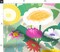 Floral Scandi Scandinavian Retro Large Scale Jumbo Anemone Peony Dahlia Wildflowers Custom Printed Fabric by Spoonflower Various Fabrics by the Yard or Fat Quarter